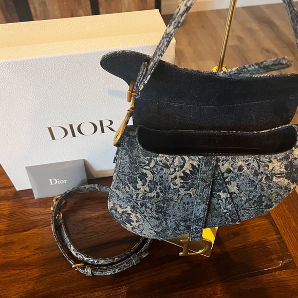 Dior Saddle Bag - Brocart Denim - Picture 5 of 5
